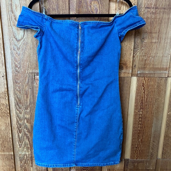 Guess denim strapless dress - Picture 2 of 6